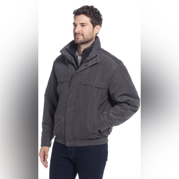 NWT Weatherproof Microfiber Bomber Filled in Color Zinc - Picture 5 of 7